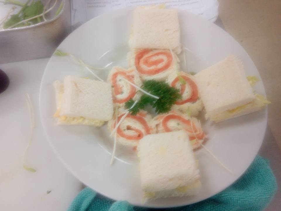 DIY Smoked Salmon Pinwheel Sandwiches and Egg Sandwiches